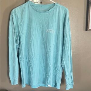 Simply Southern Men's Long Sleeve Tee - Aqua